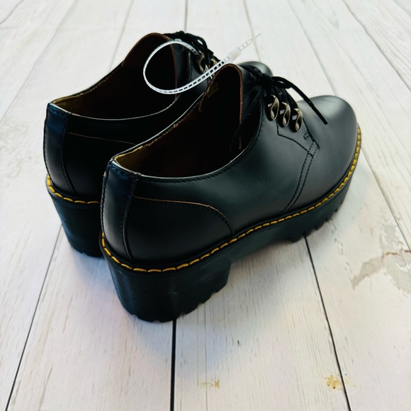 Dr Martens Leona Lug Sole Platform Derby Shoes Size 11 - Picture 7 of 12